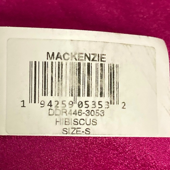 NWT Dress the Population Mackenzie Hibiscus Twist Back Mini Dress - Sz S - Picture 7 of 9